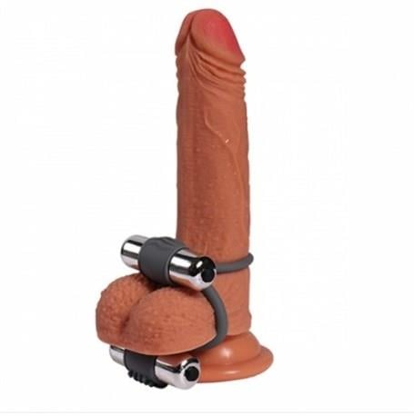 Penis Kılıfları HalkalarıÇift Titreşimli Silikon Penis HalkasıLilituShop