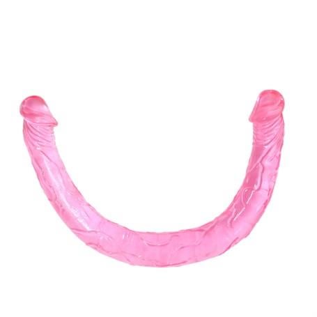 Realistik PenislerDouble Dones 44 cm Çift Taraflı Jel Yumuşak Penis DildoLilituShop