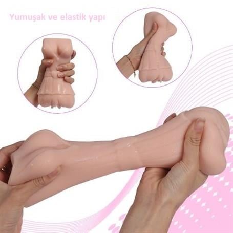 Vajina Ve MastürbatörGöğüslü Realistik Suni Vajina Mastürbatör - BelindaLilituShop