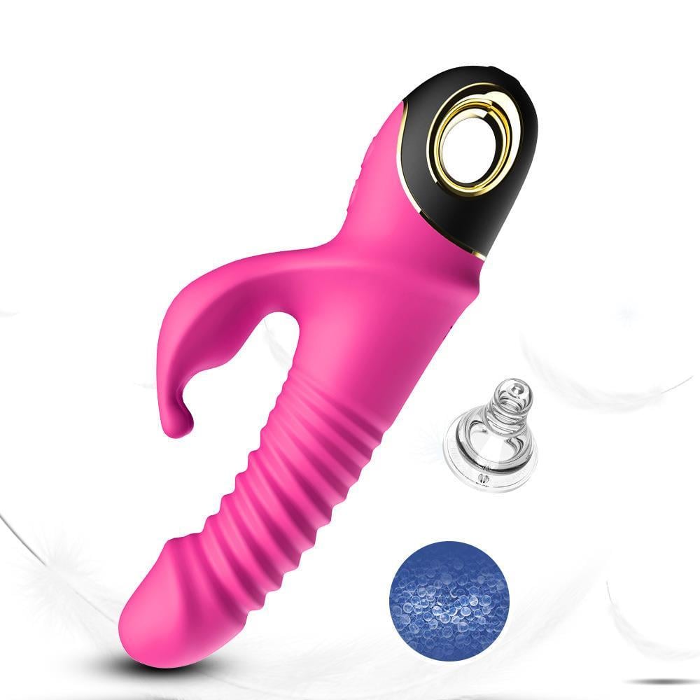 Teknolojik VibratörlerHareketli Rabbit Vibratör Rose PembeElisium
