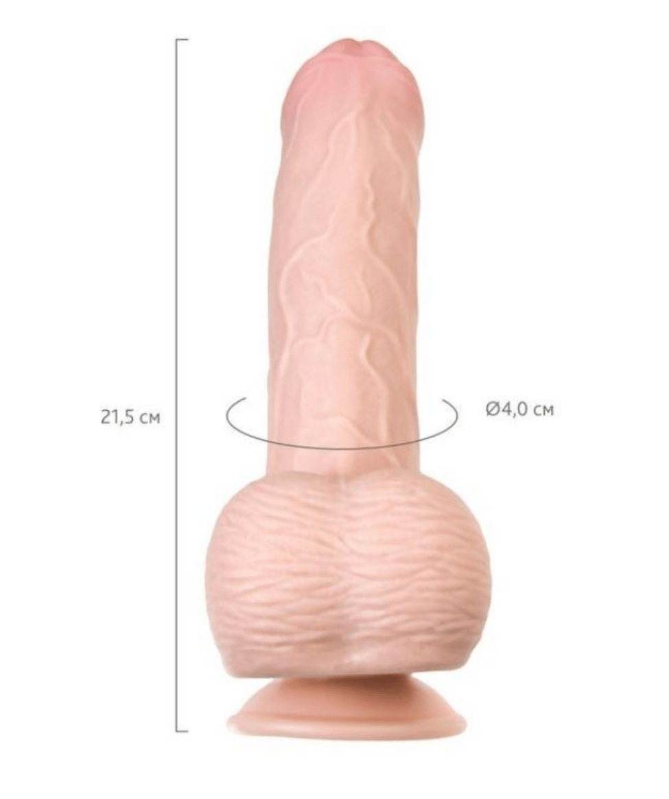 Realistik DildolarKıkırdaklı Deri Katmanlı 20.5CM DildoElisium
