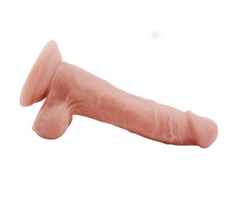 Realistik DildolarKıkırdaklı Gerçekçi Dildo - 18.6cm TenElisium