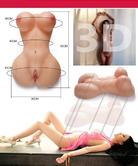 Vajina Ve MastürbatörLovetoy Gerçek Ölçülerde 2 İşlevli Realistik Bayan VücutLilituShop