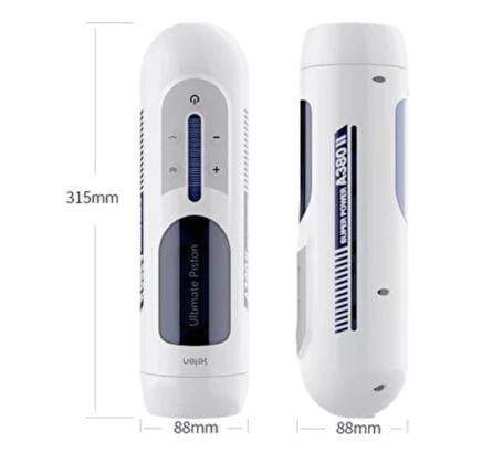 Vajina Ve MastürbatörManyetik USB Şarjlı Sesli İleri Geri Hareketli Titreşimli Emme Vakum Ayarlı Masturbatör - Leten Future 380 PistonLilituShop