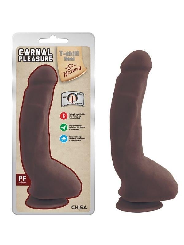 Realistik DildolarMelez 23.5cm Kıkırdaklı Gerçekçi DildoElisium
