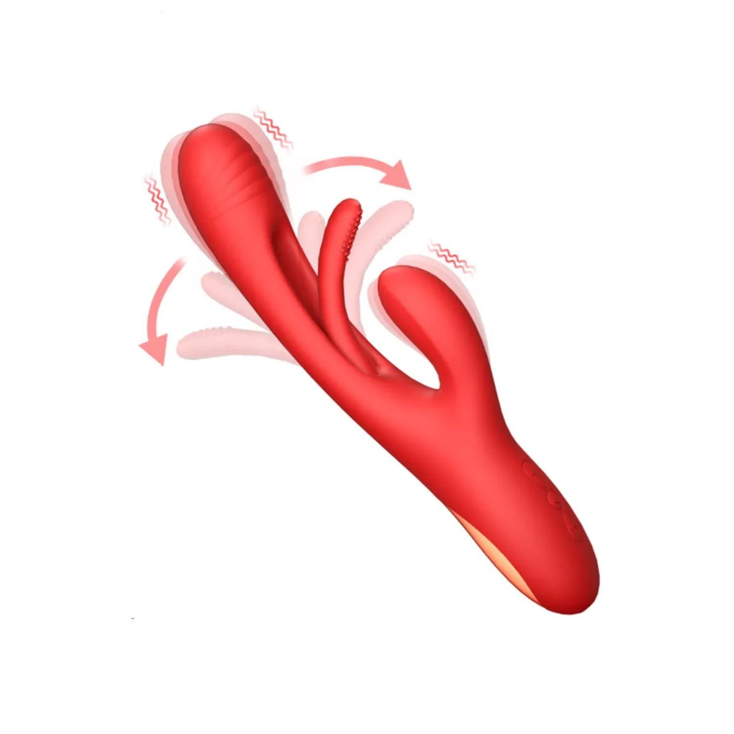 Teknolojik VibratörlerModern 3 Modlu Rabbit Vibrator MorElisium