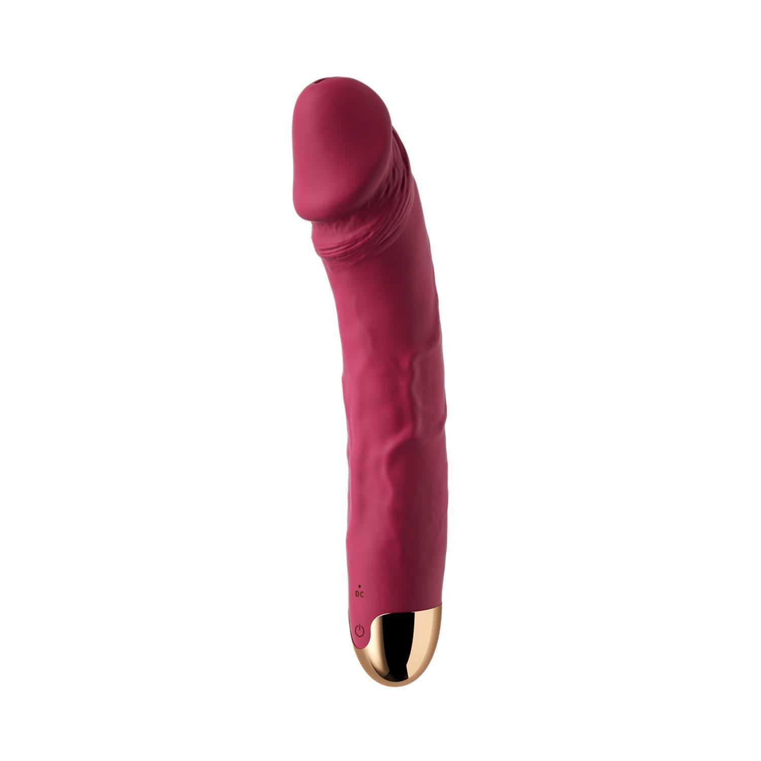 Teknolojik VibratörlerModern Gerçekçi Dildo Vibratör PembeElisium