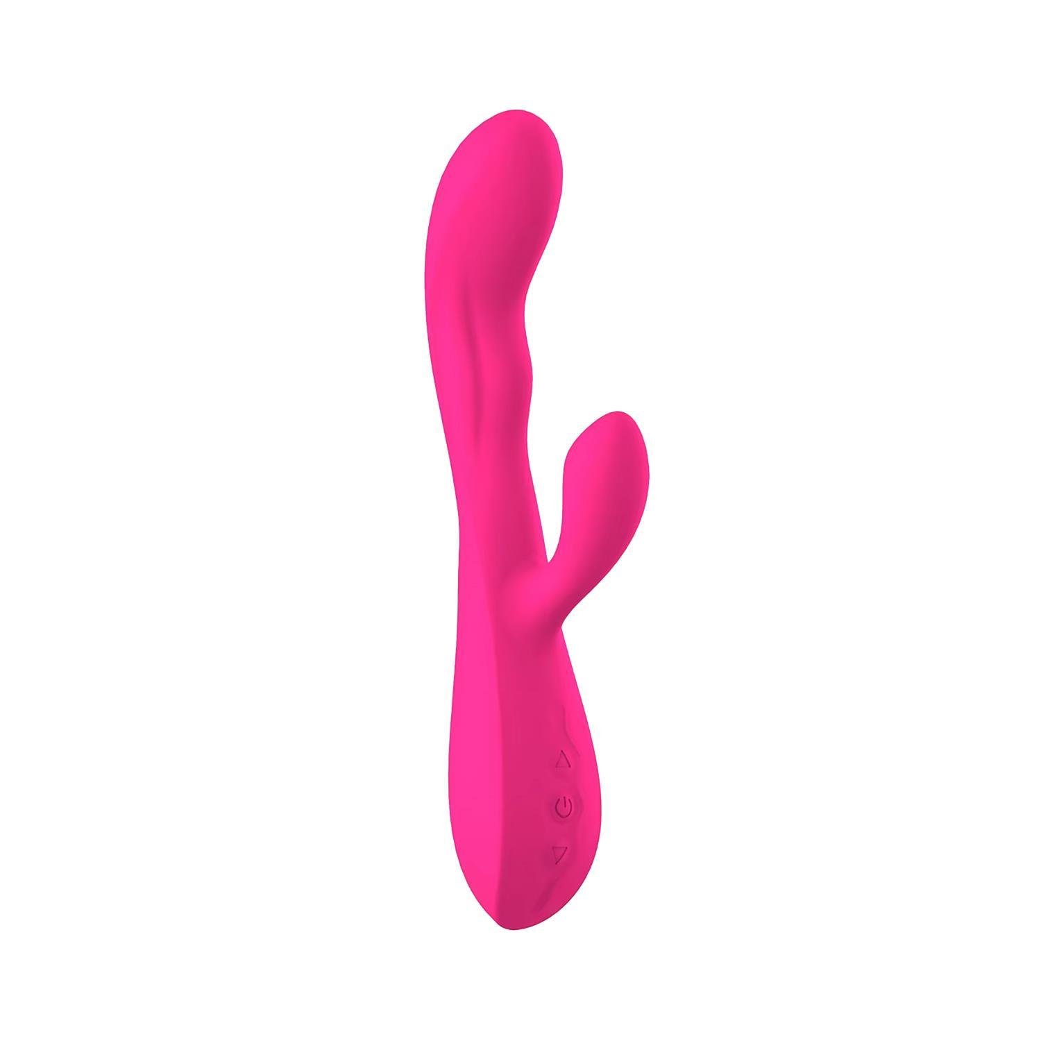 Teknolojik VibratörlerModern Uyarıcılı Rabbit Vibratör PembeElisium