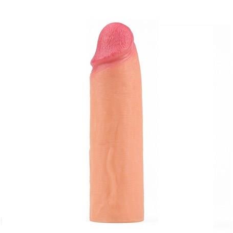 Penis Kılıfları HalkalarıNature Extender 4.5 cm Dolgulu Premium Ten Rengi Silikon Penis KılıfıLilituShop