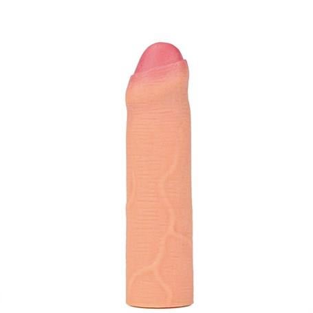 Penis Kılıfları HalkalarıNature Extender 4.5 cm Dolgulu Premium Ten Rengi Silikon Sünnetsiz Penis KılıfıLilituShop