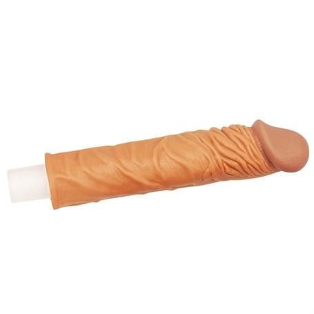 Penis Kılıfları HalkalarıNature Extender 5 cm Dolgulu Premium Melez Silikon Penis KılıfıLilituShop