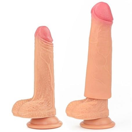 Penis Kılıfları HalkalarıNature Extender 5,5 cm Dolgulu Premium Ten Rengi Silikon Penis KılıfıLilituShop