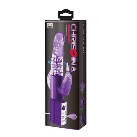 Vibratör ÇeşitleriOynar Başlı Klitoral & Anal Uyarıcılı Teknolojik Vibratör PenisLilituShop