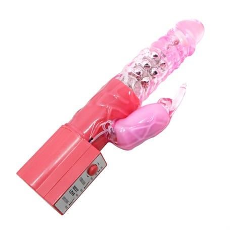Vibratör ÇeşitleriOynar Başlı Klitoris Uyarıcılı Teknolojik Vibratör PenisLilituShop