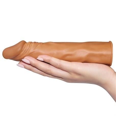 Penis Kılıfları HalkalarıPleasure Extender 5 cm Dolgulu Premium Melez Silikon Penis KılıfıLilituShop