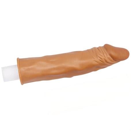 Penis Kılıfları HalkalarıPleasure Extender 5 cm Dolgulu Premium Melez Silikon Penis KılıfıLilituShop