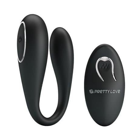 Vibratör ÇeşitleriPretty Love Algernon Siyah USB Şarjlı 12 Titreşimli Uzaktan Kumandalı VibratörLilituShop