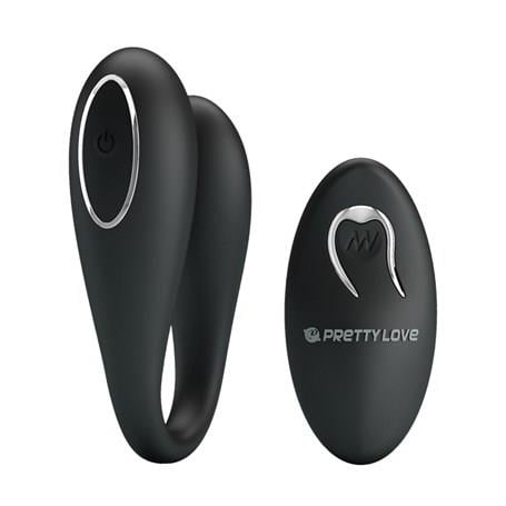 Vibratör ÇeşitleriPretty Love Algernon Siyah USB Şarjlı 12 Titreşimli Uzaktan Kumandalı VibratörLilituShop