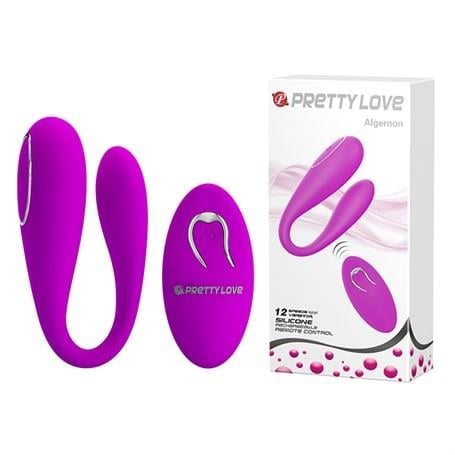 Vibratör ÇeşitleriPretty Love Algernon USB Şarjlı 12 Titreşimli Uzaktan Kumandalı VibratörLilituShop