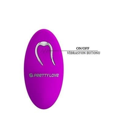 Vibratör ÇeşitleriPretty Love Algernon USB Şarjlı 12 Titreşimli Uzaktan Kumandalı VibratörLilituShop