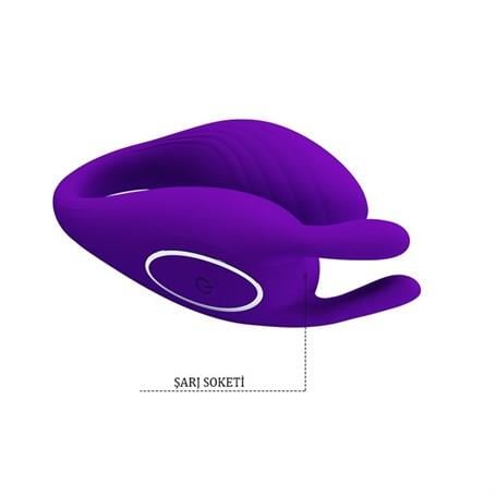 Vibratör ÇeşitleriPretty Love Bill USB Şarjlı 12 Titreşimli Uzaktan Kumandalı Tavşan VibratörLilituShop
