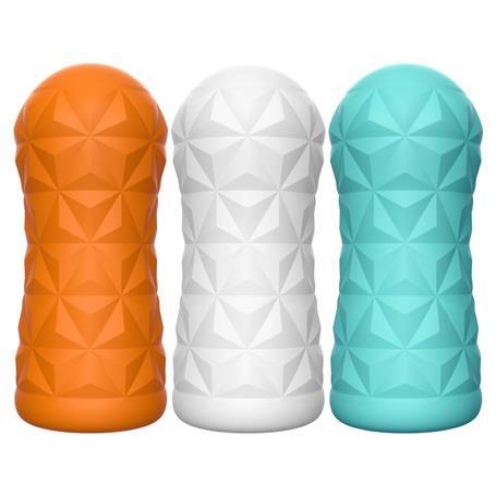 Vajina Ve MastürbatörPrizma Hayali 15 cm Gerçekçi Doku Realistik Suni Darbeli Mastürbatör - TuruncuLilituShop