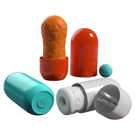 Vajina Ve MastürbatörPrizma Hayali 15 cm Gerçekçi Doku Realistik Suni Darbeli Mastürbatör - BeyazLilituShop