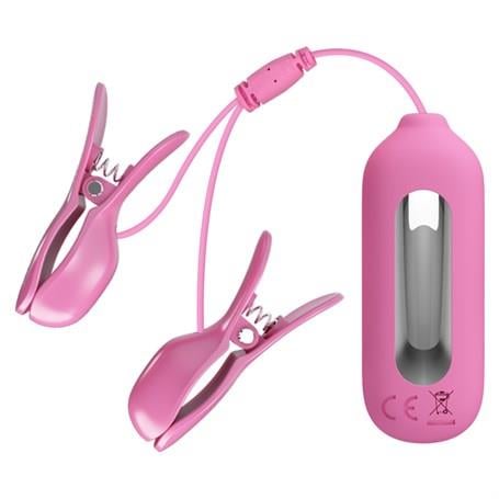 Göğüs Ve Vajina Bakım ÜrünleriRomantic Wave - USB'den Şarjlı Titreşim & Elektro Şok Mandallı Göğüs UyarıcıLilituShop