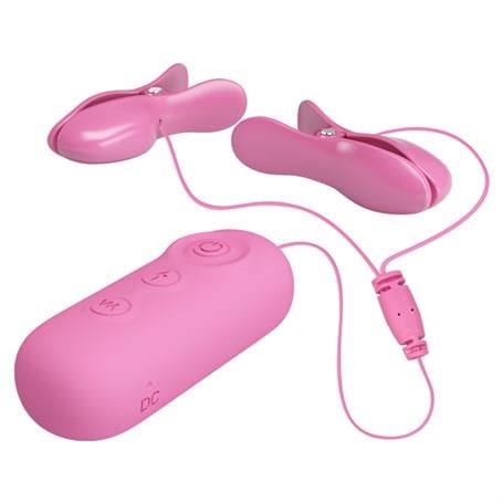 Göğüs Ve Vajina Bakım ÜrünleriRomantic Wave - USB'den Şarjlı Titreşim & Elektro Şok Mandallı Göğüs UyarıcıLilituShop