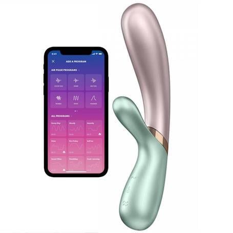 Vibratör ÇeşitleriSatisfyer Hot Lover Usb Şarjlı Telefondan Kumandalı Isıtmalı Klitoris Uyarıcılı Teknolojik VibratörLilituShop