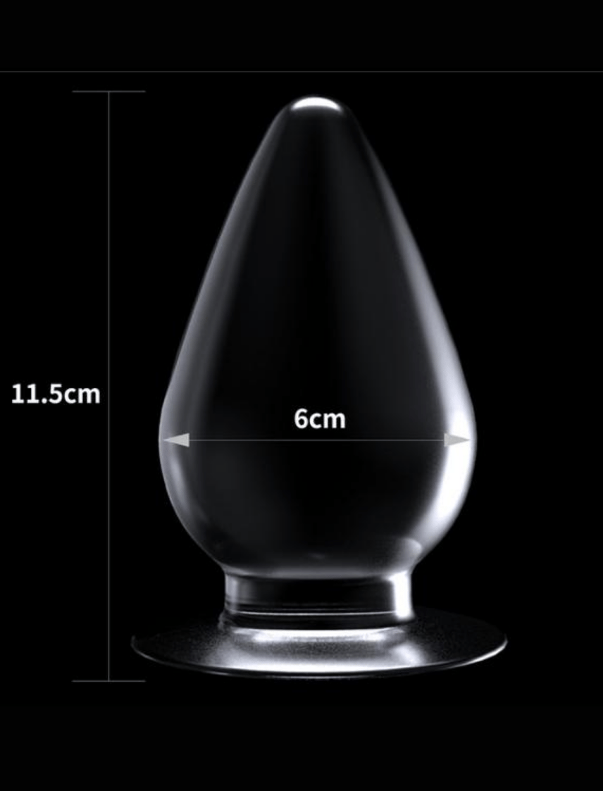 Anal ÜrünlerŞeffaf Anal Plug 12 cm 4.5 İnçElisium