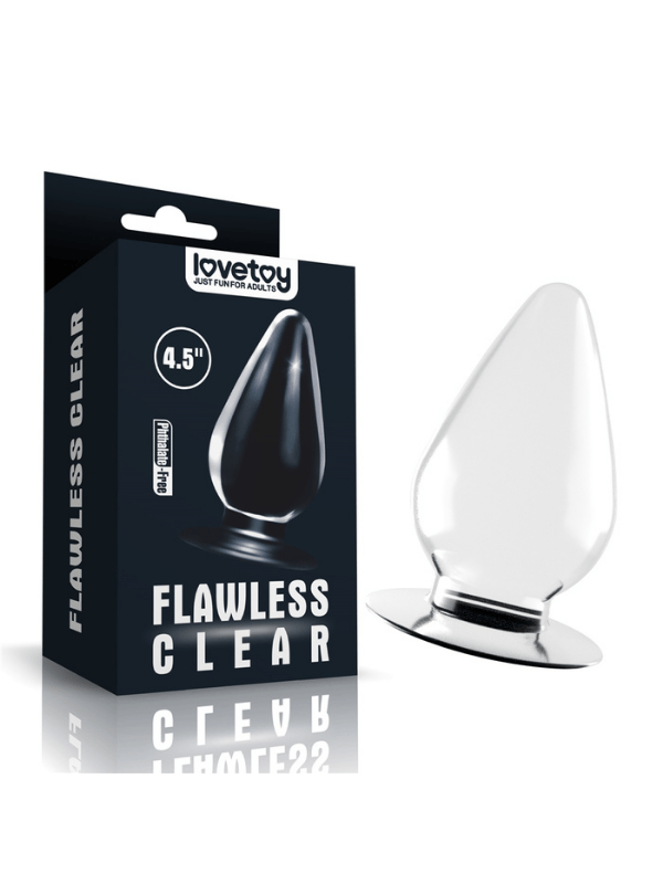 Anal ÜrünlerŞeffaf Anal Plug 12 cm 4.5 İnçElisium