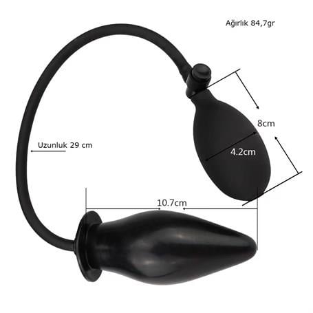 Anal Fantezi ÜrünleriŞişebilen Pompalı Anal Plug - Pumpn PlayLilituShop