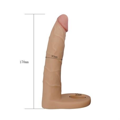 Realistik PenislerSoft Double Anal Dildo Penis 17 cmLilituShop