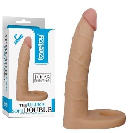 Realistik PenislerSoft Double Anal Dildo Penis 17 cmLilituShop