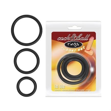 Penis Kılıfları HalkalarıTriour 3'lü Silikon Penis Halka SetiLilituShop
