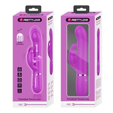 Vibratör ÇeşitleriUSB Manyetik Şarjlı 7 Titreşim 4 İleri Geri & 4 Rotasyon Fonksiyonlu Teknolojik G-Spot Vajinal VibratörLilituShop