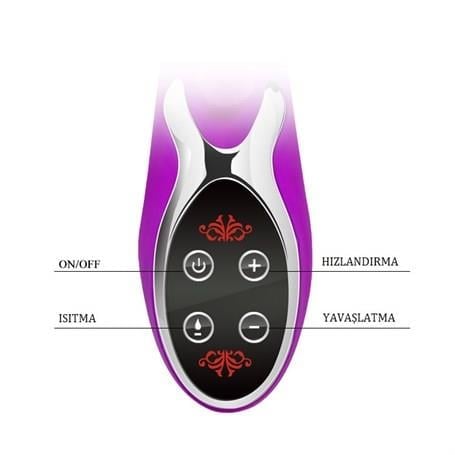 Vibratör ÇeşitleriUSB Şarjlı 10 Fonksiyonlu Isıtmalı Teknolojik VibratörLilituShop