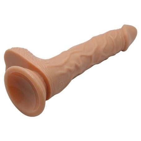 Realistik PenislerUSB Şarjlı 20 cm Oynar Başlı İleri Geri Hareketli Titreşimli DildoLilituShop