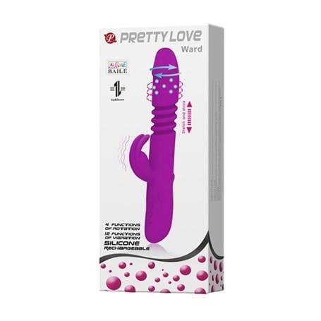 Vibratör ÇeşitleriUsb Şarjlı 3 Yönlü Titreşimli Klitoris Uyarıcılı Tavşan VibratörLilituShop