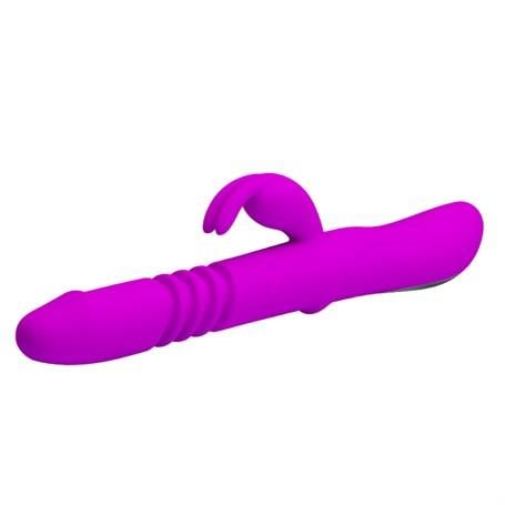 Vibratör ÇeşitleriUsb Şarjlı 3 Yönlü Titreşimli Klitoris Uyarıcılı Tavşan VibratörLilituShop