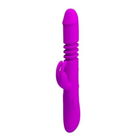 Vibratör ÇeşitleriUsb Şarjlı 3 Yönlü Titreşimli Klitoris Uyarıcılı Tavşan VibratörLilituShop