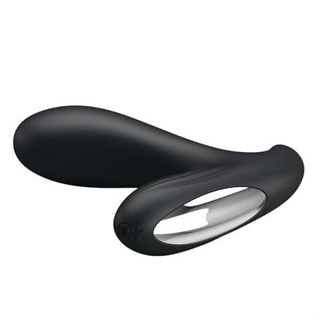Anal Fantezi ÜrünleriUSB Şarjlı 30 Modlu Titreşimli Prostat Vibratör ve Anal Plug SiyahLilituShop