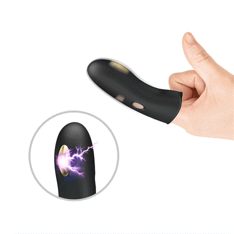 Vibratör ÇeşitleriUSB Şarjlı 7 Titreşim & Elektro Şoklu Klitoris Uyarıcılı Titreşimli Parmak VibratörüLilituShop