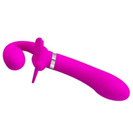 Belden Bağlamalı PenislerUSb Şarjlı Çift Taraflı Strapon Teknolojik G-Spot Vajinal VibratörLilituShop