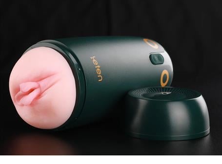 Vajina Ve MastürbatörUSB Şarjlı İleri Geri Hareketli Titreşimli Emme Vakum Ayarlı Sesli Masturbatör - Leten Green BirdLilituShop