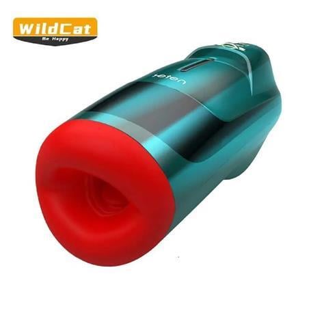Vajina Ve MastürbatörUSB Şarjlı Isıtmalı İleri Geri Hareketli Titreşimli Emme Vakum Ayarlı Sesli Parfümlü Masturbatör - Leten WildcatLilituShop