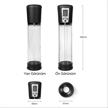 Penis Vakum Pompa Ve KremlerUSB Şarjlı Penextender Smart Pump Akıllı Penis PompasıLilituShop