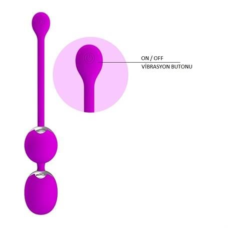 Vibratör ÇeşitleriUSB Şarjlı Titreşimli Anal & Vajinal Alıştırma Egzersiz ToplarıLilituShop