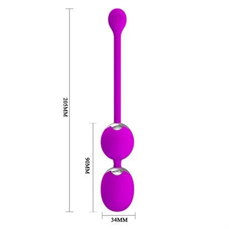 Vibratör ÇeşitleriUSB Şarjlı Titreşimli Anal & Vajinal Alıştırma Egzersiz ToplarıLilituShop